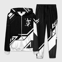 Костюм мужской Doom geometry black, цвет: 3D-белый