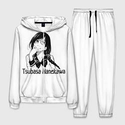 Костюм мужской Аниме девушка Ханекава Цубаса, цвет: 3D-белый