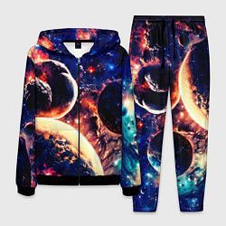 Мужской костюм Фантастический космос планеты