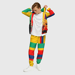 Костюм мужской Чарли Чаплин против Мэрилин Монро поп-арт, цвет: 3D-белый — фото 2