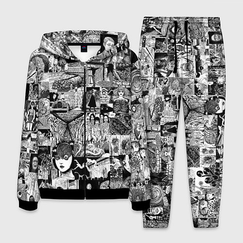 Мужской костюм Horror World of Junji Ito / 3D-Черный – фото 1