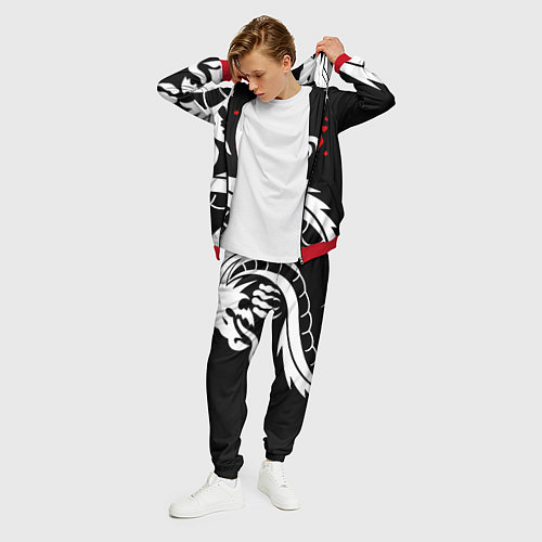 Мужской костюм Doom dragon steel / 3D-Красный – фото 3