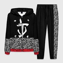 Костюм мужской Doom геометрия линии, цвет: 3D-красный