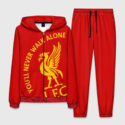 Костюм мужской Ливерпуль youll never walk alone, цвет: 3D-красный