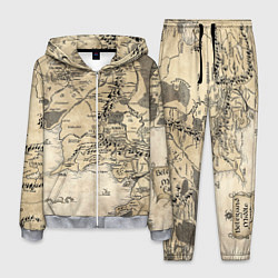 Костюм мужской Властелин колец карта, цвет: 3D-меланж