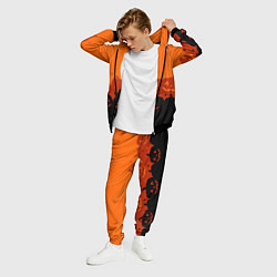 Костюм мужской Хэллоуин счастливые тыквы, цвет: 3D-черный — фото 2