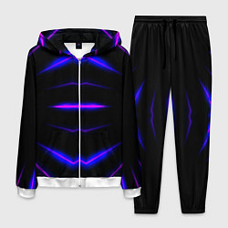 Костюм мужской Color black neon, цвет: 3D-белый