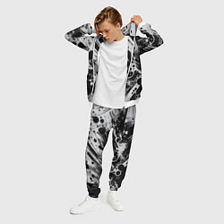 Костюм мужской Абстрактная экспрессивная композиция - киберпанк, цвет: 3D-белый — фото 2
