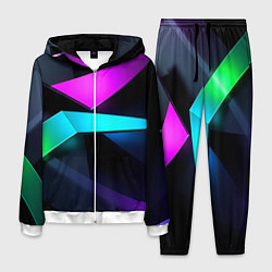 Мужской костюм Neon colored geometric