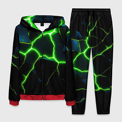 Костюм мужской Green split, цвет: 3D-красный