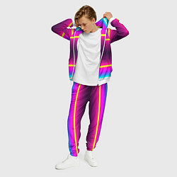 Костюм мужской Color neon, цвет: 3D-белый — фото 2
