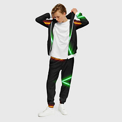 Костюм мужской Color neon green, цвет: 3D-белый — фото 2