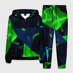 Мужской костюм Neon tile green