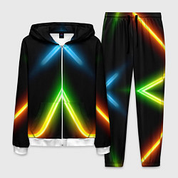Мужской костюм Neon multicolored lines