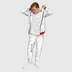 Костюм мужской На бога надейся черный арт, цвет: 3D-красный — фото 2