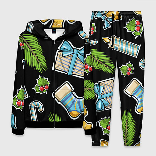 Мужской костюм Christmas soul / 3D-Черный – фото 1