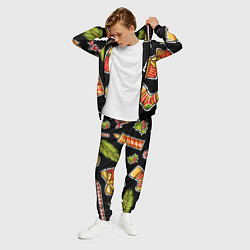 Костюм мужской Рождественский вайб, цвет: 3D-черный — фото 2