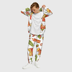 Костюм мужской Рождественский вайб, цвет: 3D-белый — фото 2