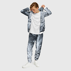 Костюм мужской Снежинка на черно белое, цвет: 3D-белый — фото 2