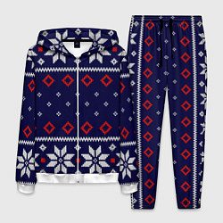 Мужской костюм Вязаный новогодний узор