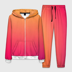Костюм мужской Color orange pink, цвет: 3D-белый