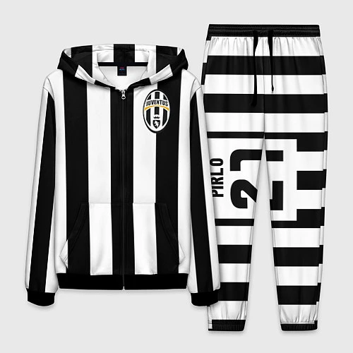 Мужской костюм Juventus: Pirlo / 3D-Черный – фото 1