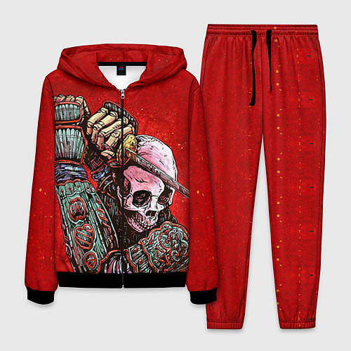 Мужской костюм Скелет / 3D-Черный – фото 1