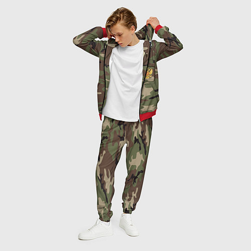 Мужской костюм Униформа дембеля / 3D-Красный – фото 3