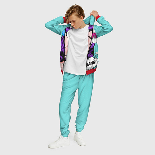 Мужской костюм PO ART / 3D-Красный – фото 3