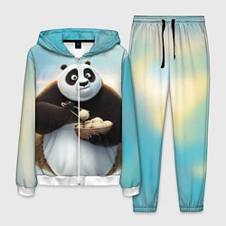 Костюм мужской Кунг фу панда, цвет: 3D-белый