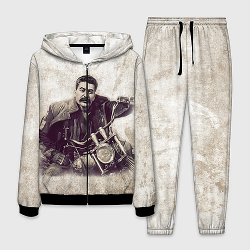 Мужской костюм Сталин байкер / 3D-Черный – фото 1