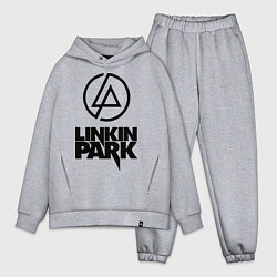 Мужской костюм оверсайз Linkin Park цвета меланж — фото 1