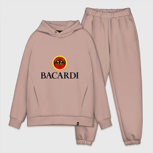 Мужской костюм оверсайз Bacardi / Пыльно-розовый – фото 1