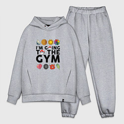 Мужской костюм оверсайз Pokemon Im going to the gym (black)