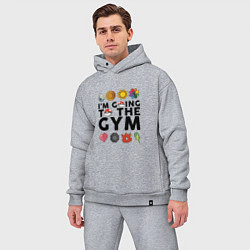 Мужской костюм оверсайз Pokemon Im going to the gym (black), цвет: меланж — фото 2