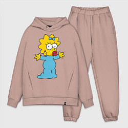 Мужской костюм оверсайз Maggie Simpson
