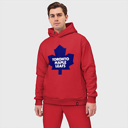Мужской костюм оверсайз Toronto Maple Leafs цвета красный — фото 2