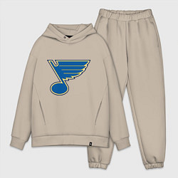 Мужской костюм оверсайз St Louis Blues