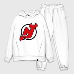 Мужской костюм оверсайз New Jersey Devils, цвет: белый