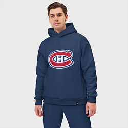 Мужской костюм оверсайз Montreal Canadiens, цвет: тёмно-синий — фото 2