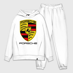 Мужской костюм оверсайз Porsche Stuttgart, цвет: белый