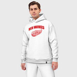 Мужской костюм оверсайз Detroit Red Wings, цвет: белый — фото 2