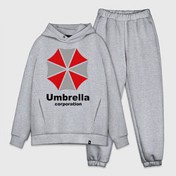 Мужской костюм оверсайз Umbrella corporation, цвет: меланж