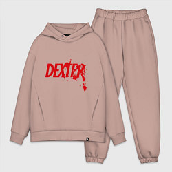 Мужской костюм оверсайз Dexter Blood, цвет: пыльно-розовый