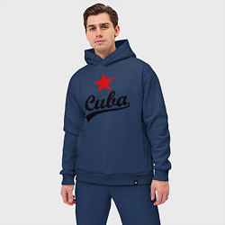 Мужской костюм оверсайз Cuba Star, цвет: тёмно-синий — фото 2