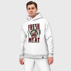 Мужской костюм оверсайз Dota 2: Fresh Meat, цвет: белый — фото 2