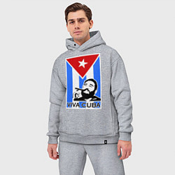 Мужской костюм оверсайз Fidel: Viva, Cuba!, цвет: меланж — фото 2