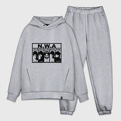 Мужской костюм оверсайз NWA, цвет: меланж