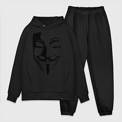 Мужской костюм оверсайз Vendetta Mask, цвет: черный