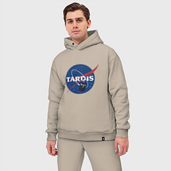 Мужской костюм оверсайз Tardis NASA, цвет: миндальный — фото 2